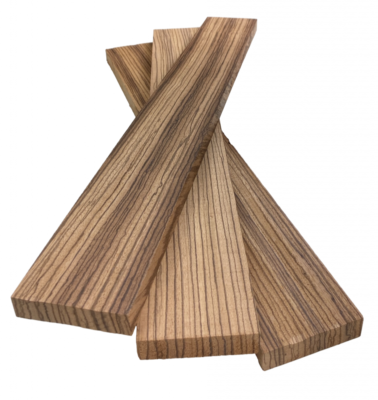 Neck Zebrano, quarter-sawn  700 x 100 x 24mm